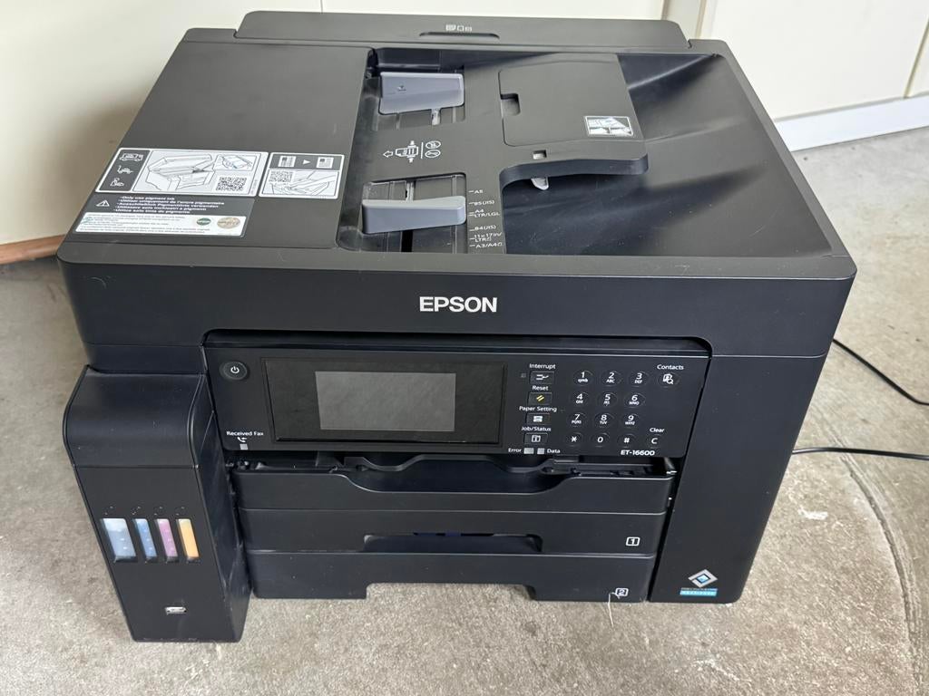 Epson ET-16600 EcoTank A3 printer scanner all-in-one, Ophalen, Kleur printen, Gebruikt, Inkjetprinter
