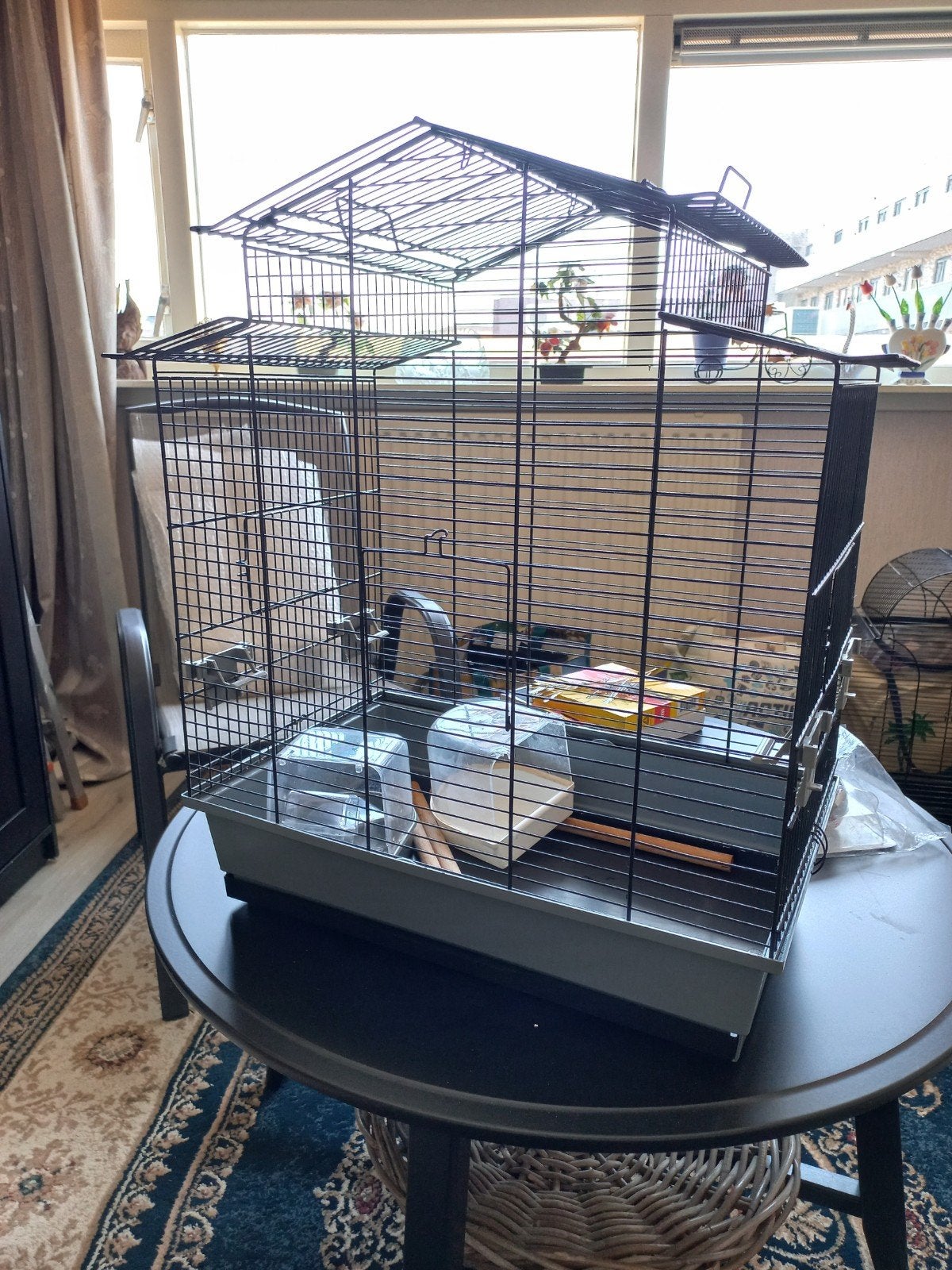 te koop, Dieren en Toebehoren, Ophalen, Zo goed als nieuw, Metaal, Vogelkooi