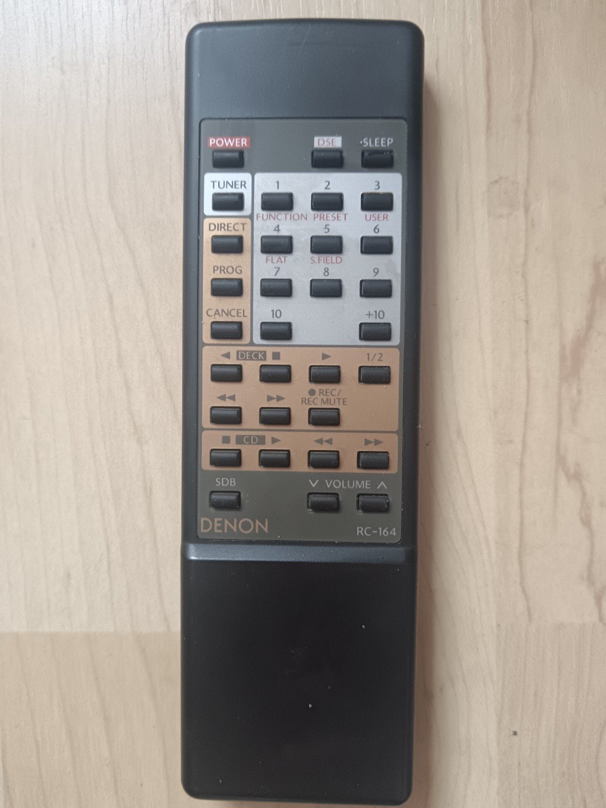 Denon RC-164 Afstandsbediening, Ophalen of Verzenden, Gebruikt, Origineel, Receiver of Versterker