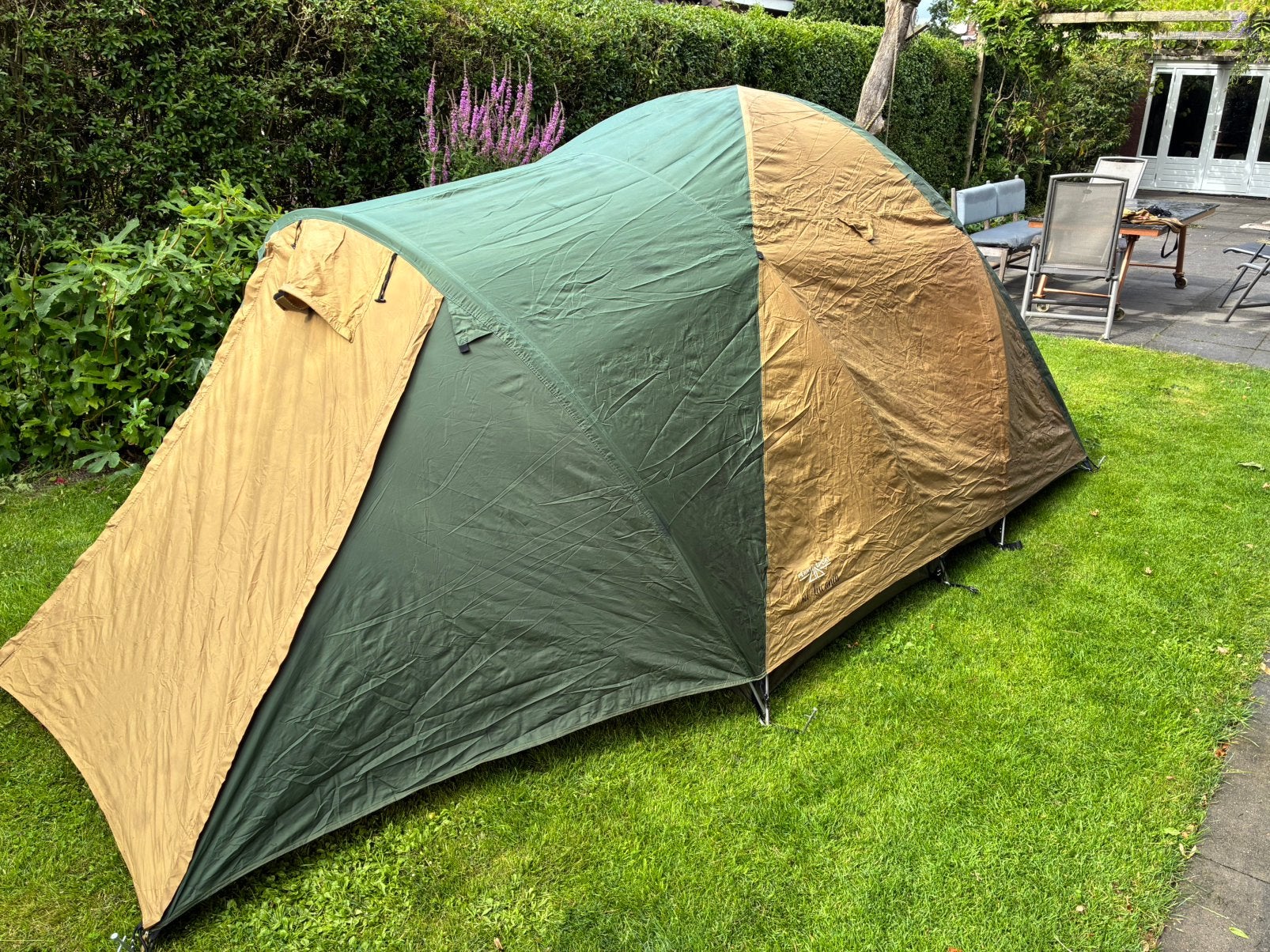 2-3 pers. Tent Perry sport 4.60x2.20. Slaapcabine 2.20 x 2.0, Caravans en Kamperen, Ophalen, Gebruikt, Tot en met 3