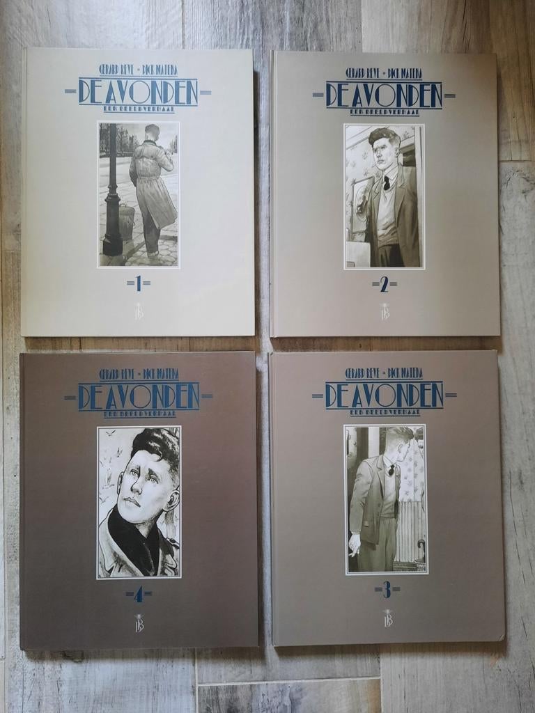 Dick Matena alle vier de delen van De Avonden HC. Ongelezen, Boeken, Matena, Eén stripboek, Nieuw, Ophalen of Verzenden