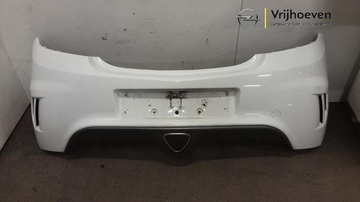 Achterbumper van een Opel Corsa (Corsa D 07-) (Z474), Auto-onderdelen, Gebruikt, -, -, Opel