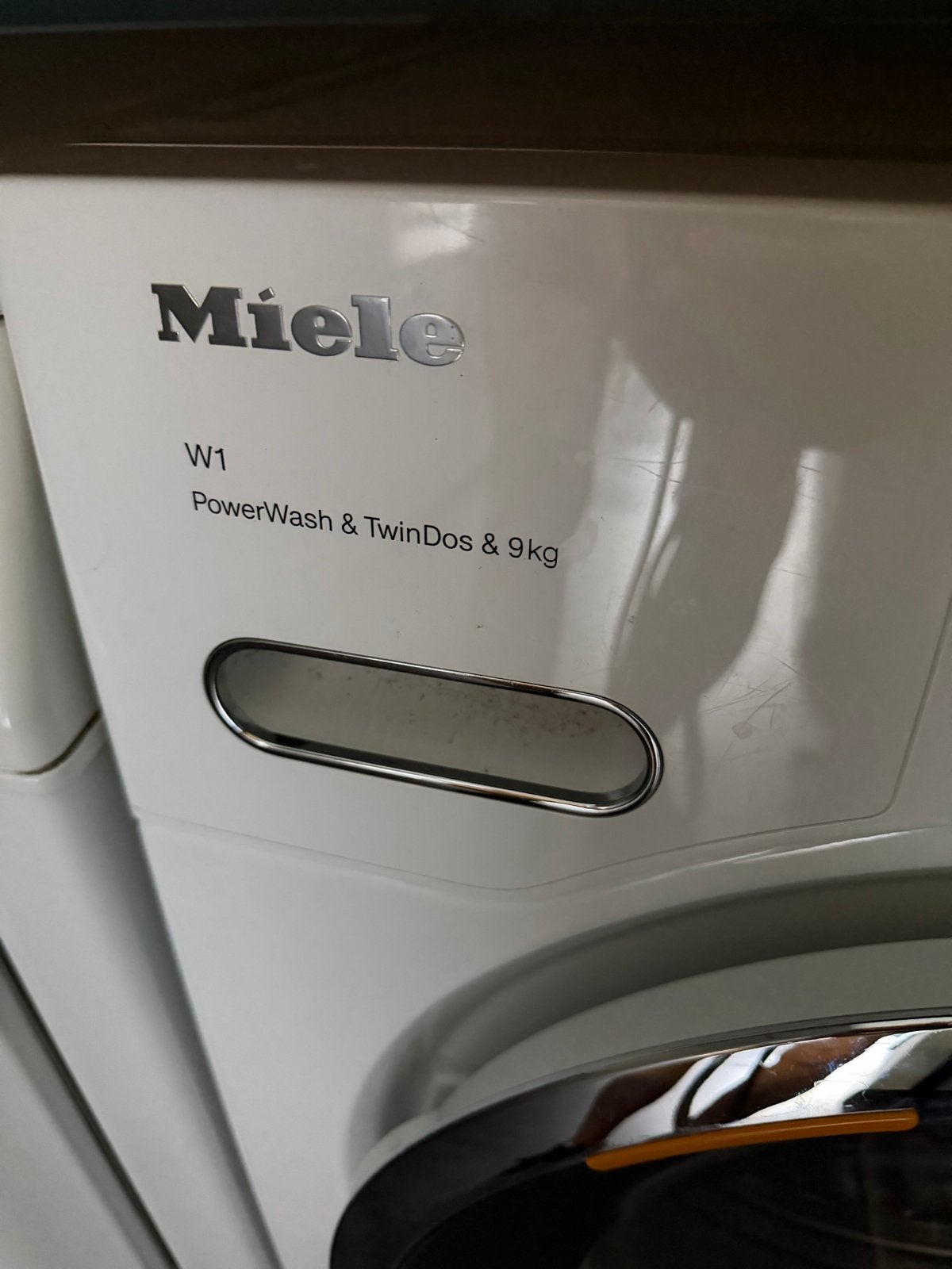 Miele W1 PowerWash & TwinDos 9kg  4 jaar oud, Ophalen, Gebruikt, 8 tot 10 kg, 1600 toeren of meer