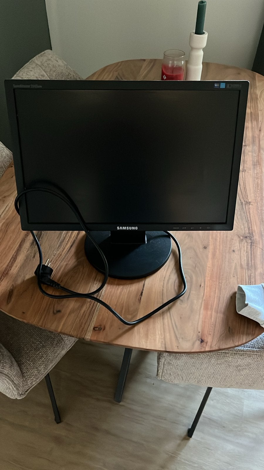 Samsung SyncMaster 2043NW monitor, Computers en Software, Ophalen, Gebruikt, Full HD