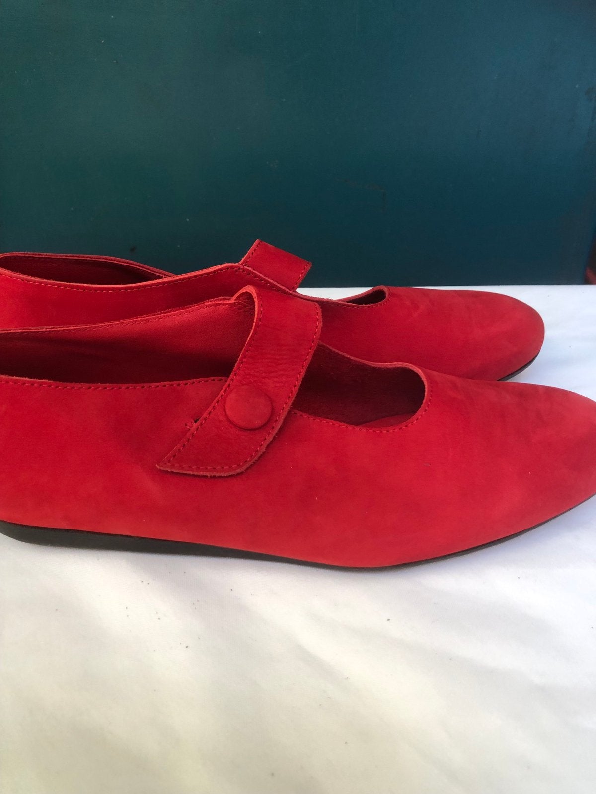 Arche rode ballerina's - Zo goed als nieuw, Verzenden, Ballerina's, Zo goed als nieuw, Rood
