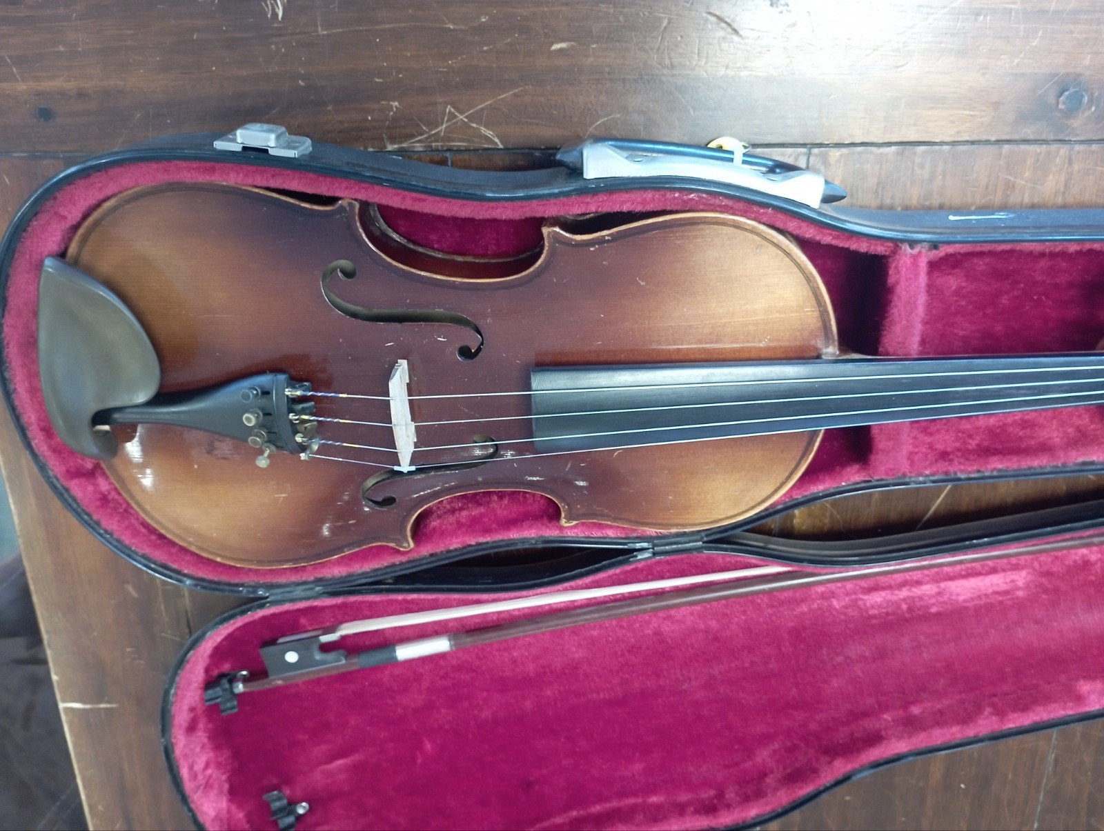 Oude Viool 4/4, Muziek en Instrumenten, Strijkinstrumenten | Violen en Altviolen, Ophalen of Verzenden, Gebruikt, 4/4-viool