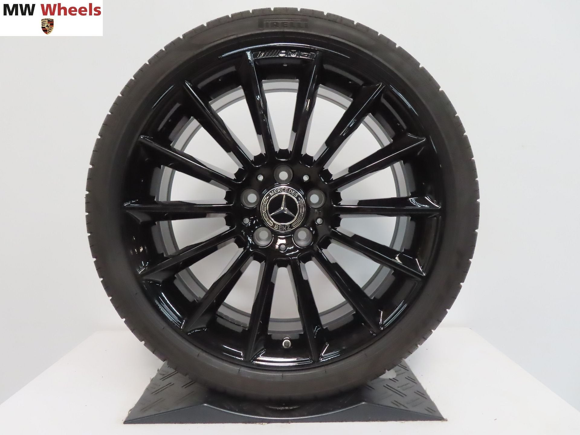 Mercedes A klasse W177 19 inch AMG velgen met zomerbanden, 19 inch, Gebruikt, -, -