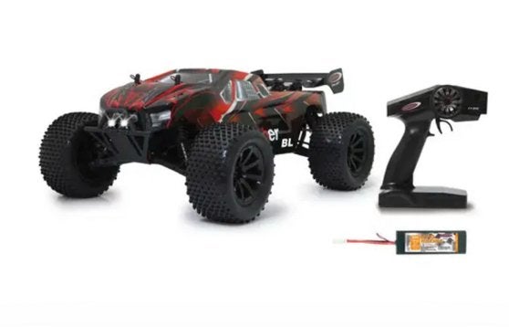 JAMARA 059740 Brecter Truggy BL 4WD 1:10 Lipo 2,4GHz met LED, Auto offroad, Nieuw, Schaal 1:10, RTR (Ready to Run)