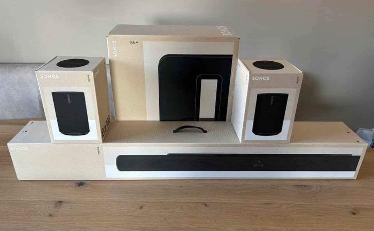 Sonos Arc Ultra + Sub 4 + 2 x Era 100 SL - Zwart en Wit, Audio, Tv en Foto, Luidsprekers, Nieuw, Ophalen of Verzenden, Sonos, Sonos