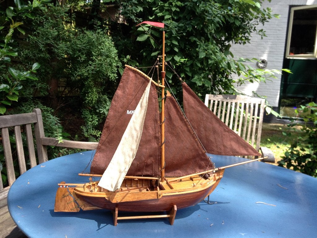 Gaaf model Zuiderzeebotter (Marken), Hobby en Vrije tijd, Ophalen, Zo goed als nieuw