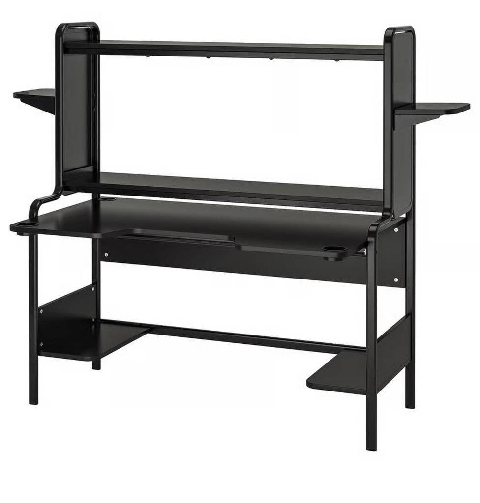 Gamebureau Fredde, Huis en Inrichting, Kasten | Computermeubels, Ophalen, 120 tot 170 cm, Zo goed als nieuw, Metaal