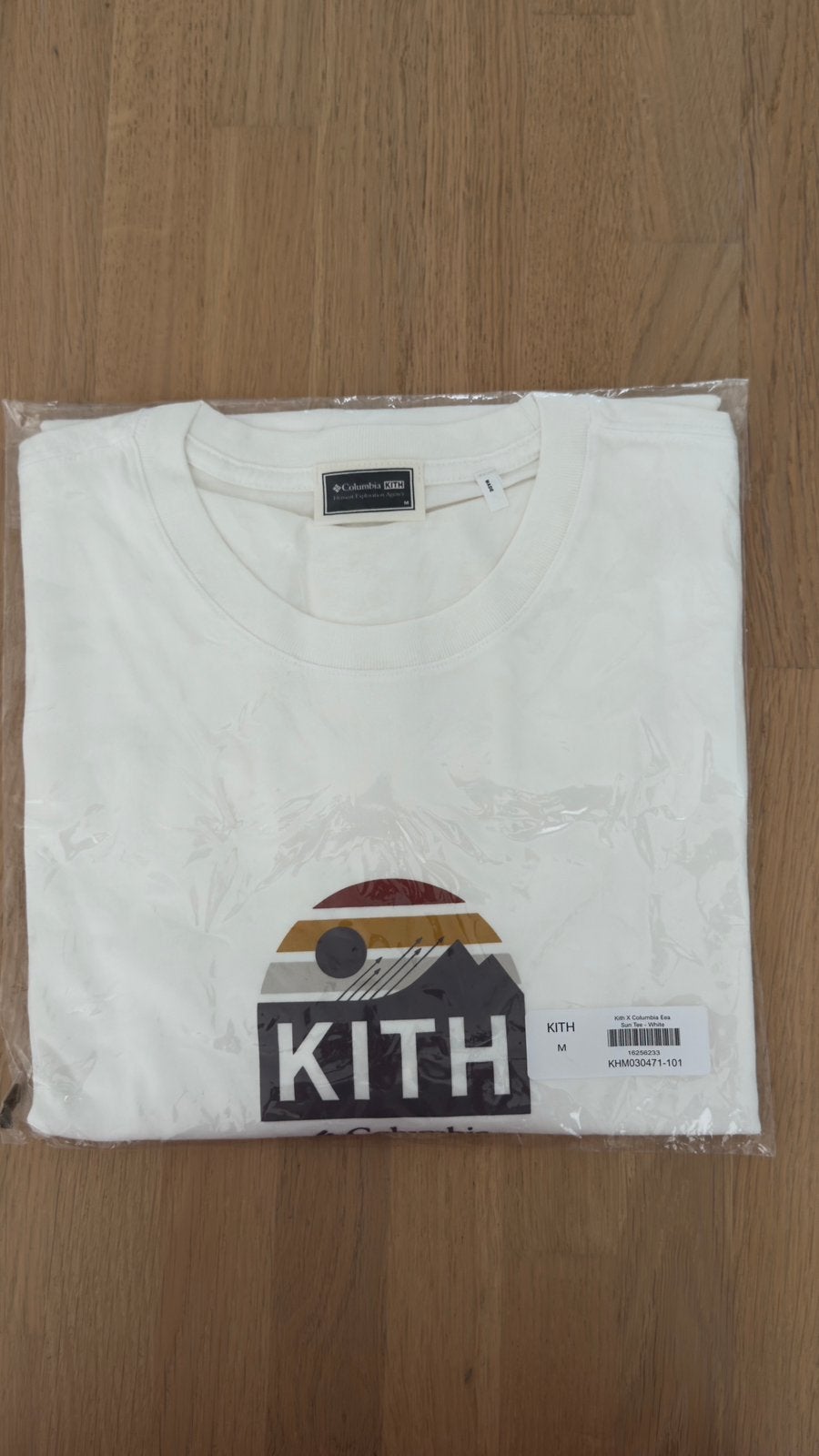 Kith x Columbia t-shirt | M, Ophalen of Verzenden, Nieuw, Maat 48/50 (M), Wit