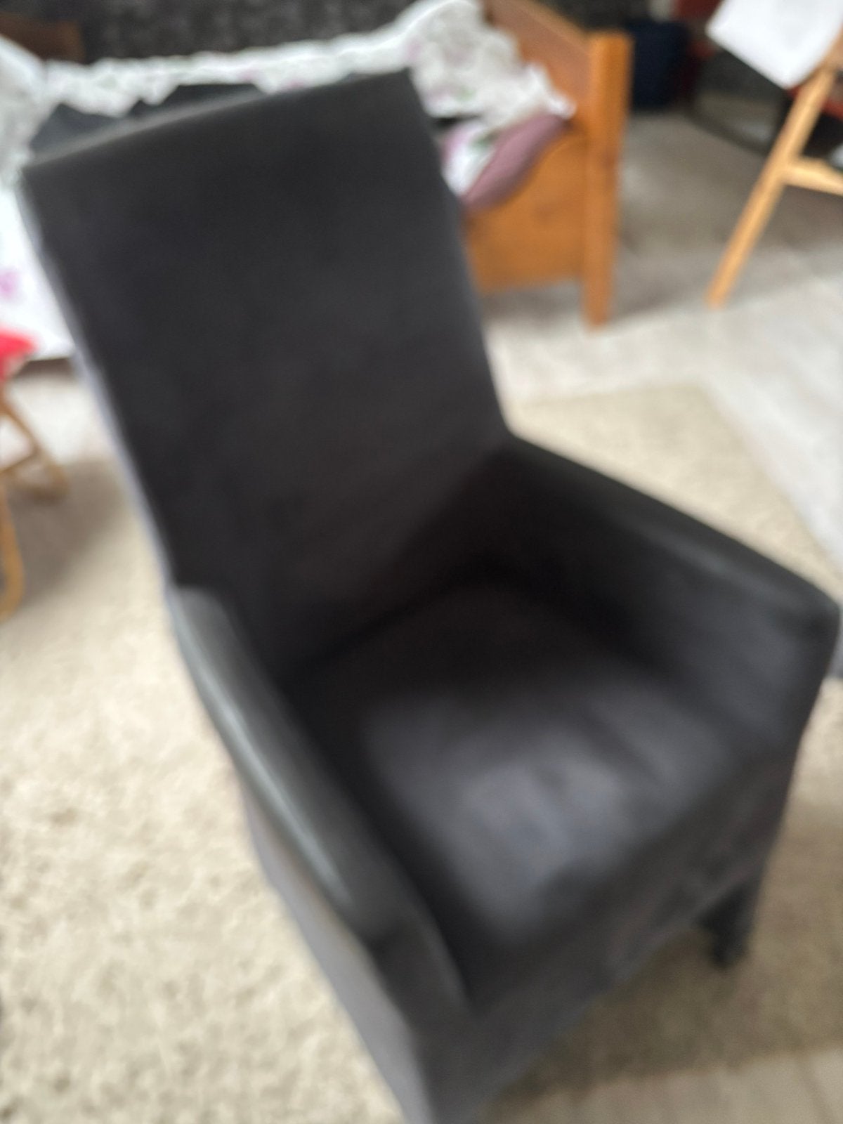 6x eetkamerstoelen, Ophalen, Overige materialen, Gebruikt, Grijs