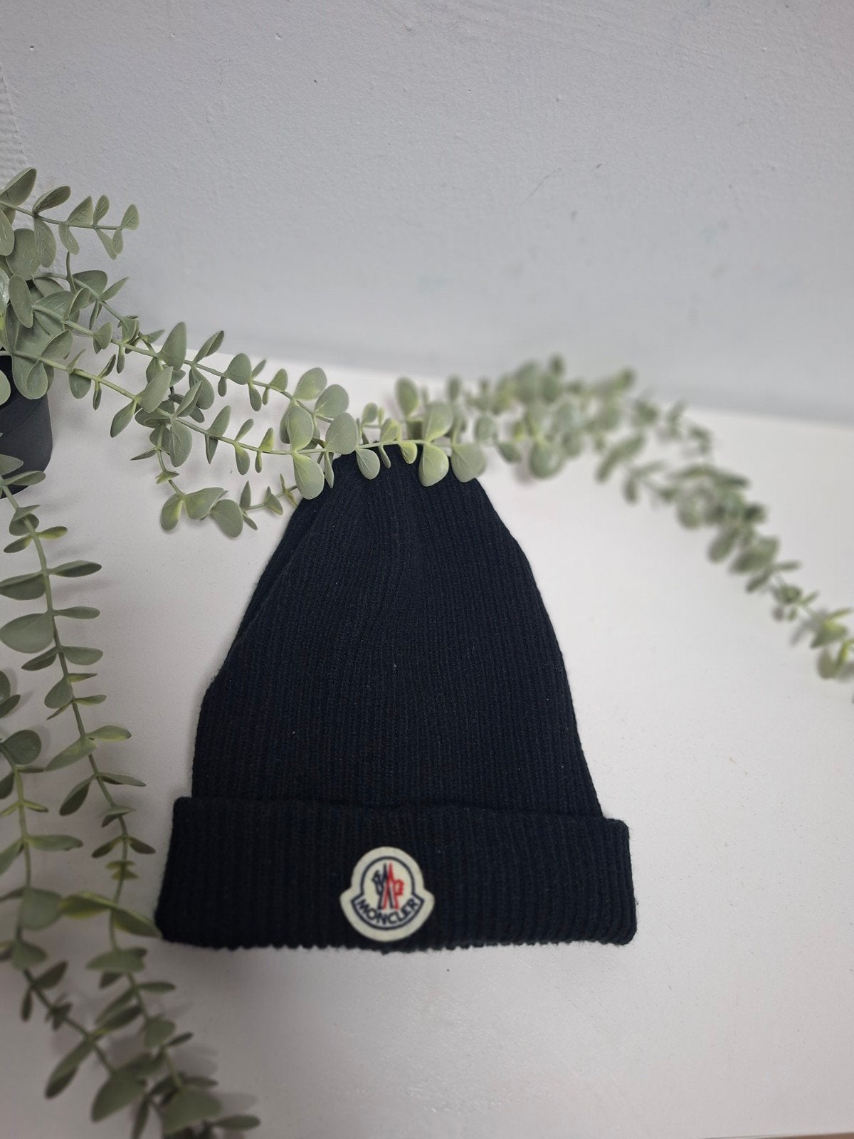 Moncler Muts Nieuw Zwart, Kleding | Heren, Mutsen, Sjaals en Handschoenen, Ophalen of Verzenden, Nieuw, Overige maten, Muts