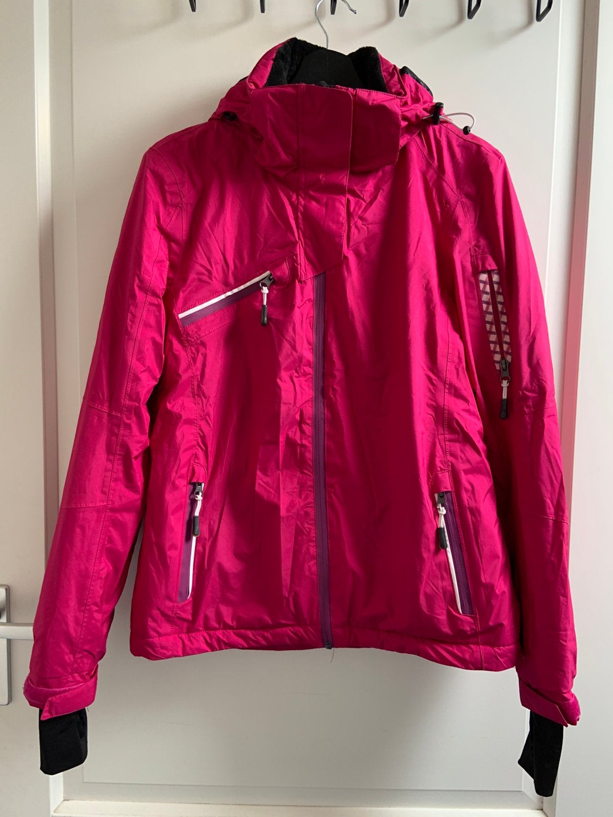 Winter ski jas meisjes roze Crivit, Ophalen of Verzenden, Zo goed als nieuw, Maat 34 (XS) of kleiner, Jack