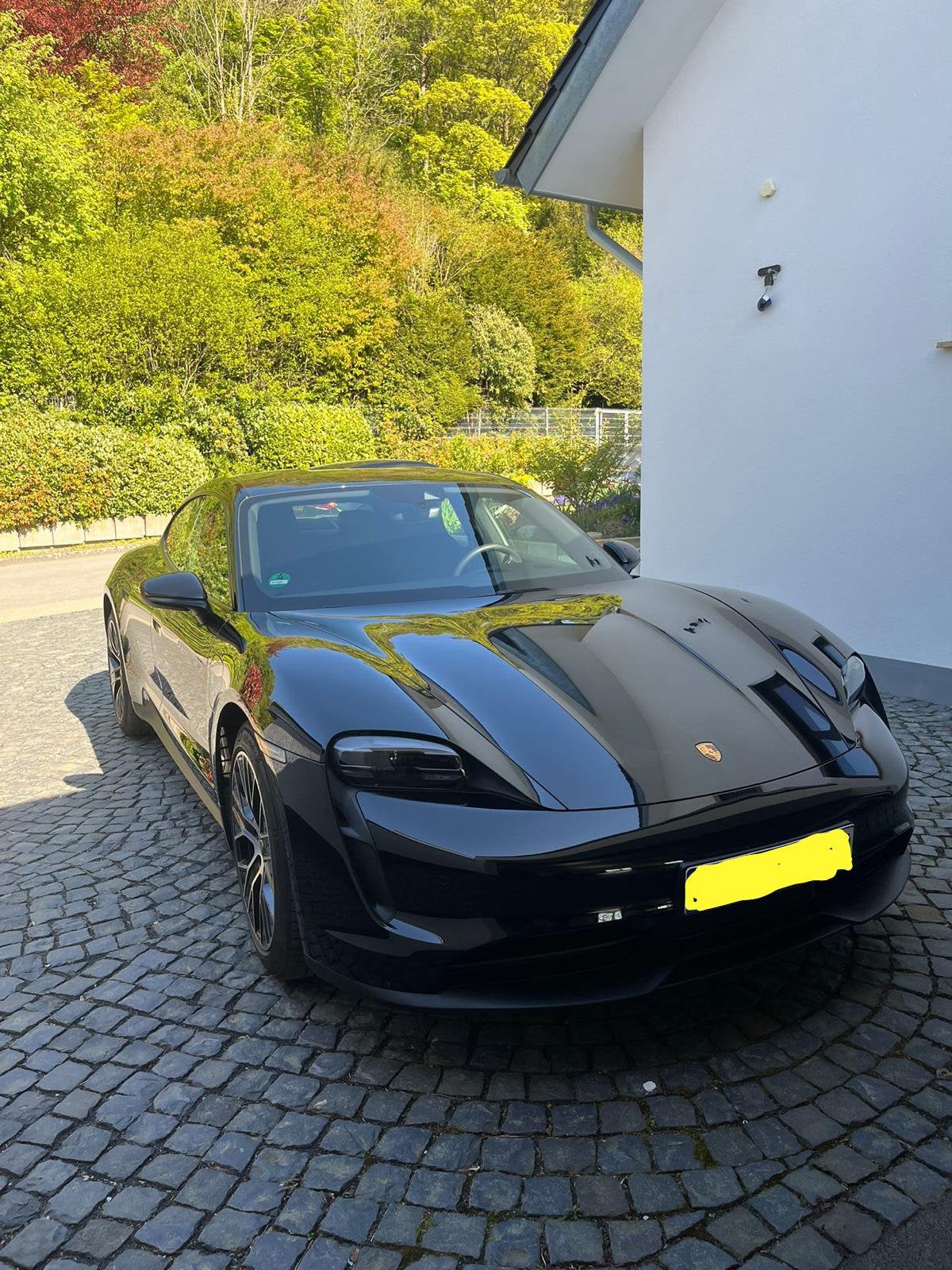 Zwarte Taycan, 18.306 km, 2024, Approved Porsche garantie, Auto's, Porsche, Particulier, Taycan, Elektrisch, Sedan, Automaat, Geïmporteerd