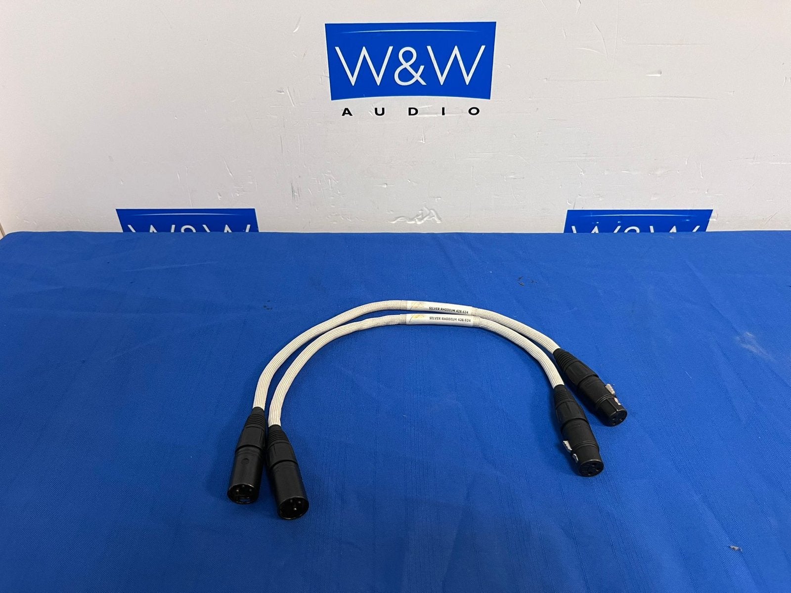 Duende Audio Criatura Silver Rhodium XLR-interlink 0,5m, Gebruikt, ., Ophalen of Verzenden, Interlink-kabel