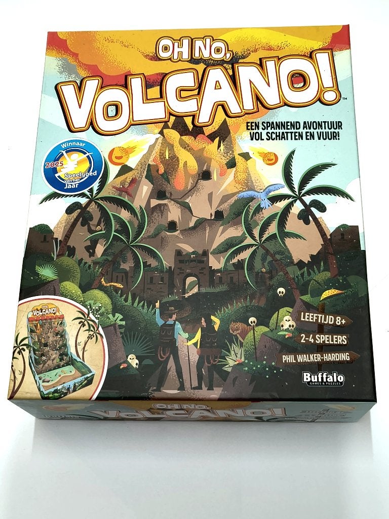 Oh No, Vulcano! NL, Info.nl@asmodee.com, Asmodee The Netherlands, Vossenbeemd 51  ⠀ ⠀5705 CL ⠀HELMOND  ⠀ ⠀Nederland, Nieuw