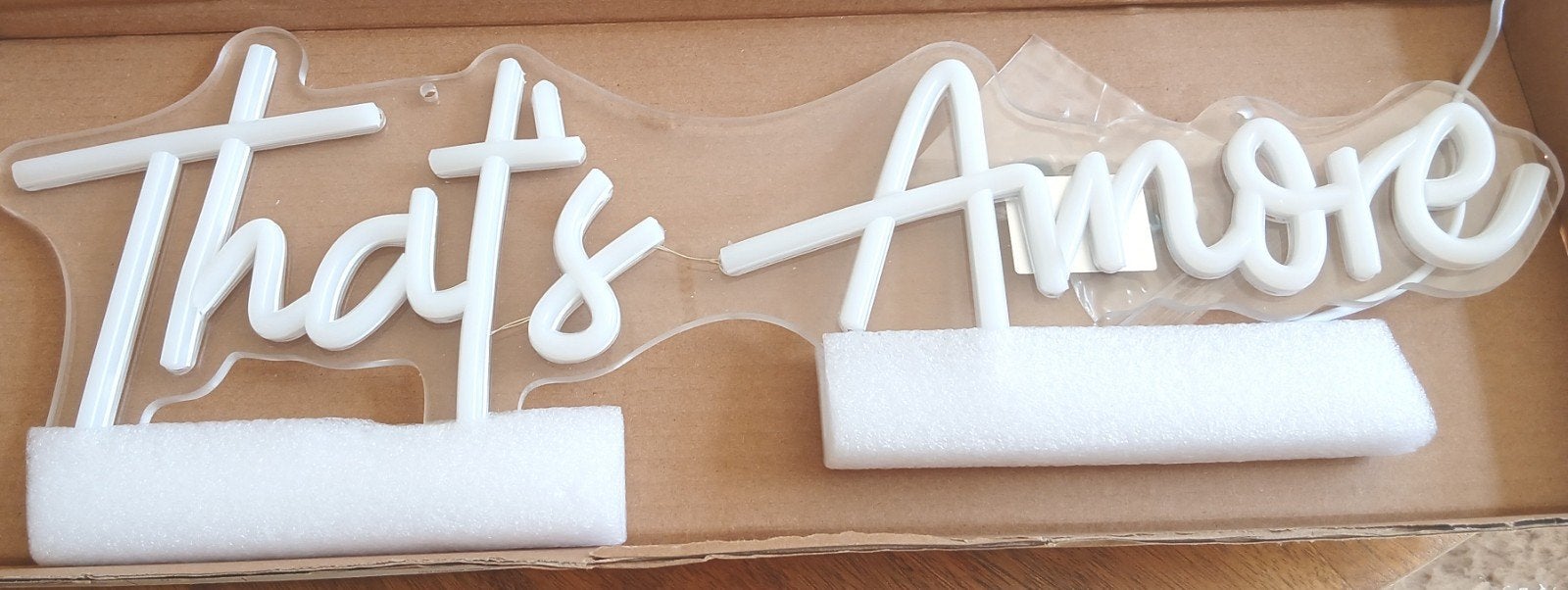 Neon: That's Amore _ Warm Wit, (Nieuw), Ophalen, Nieuw