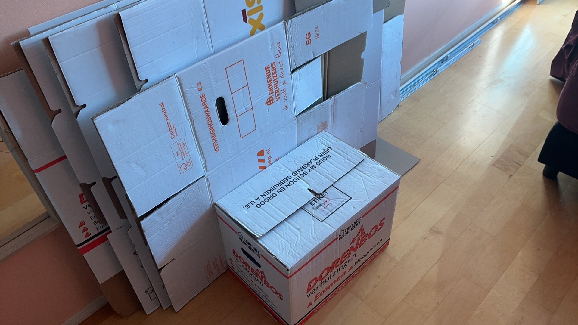 Verhuisdozen, Ophalen, Doos, 40 tot 60 cm, 50 tot 75 cm