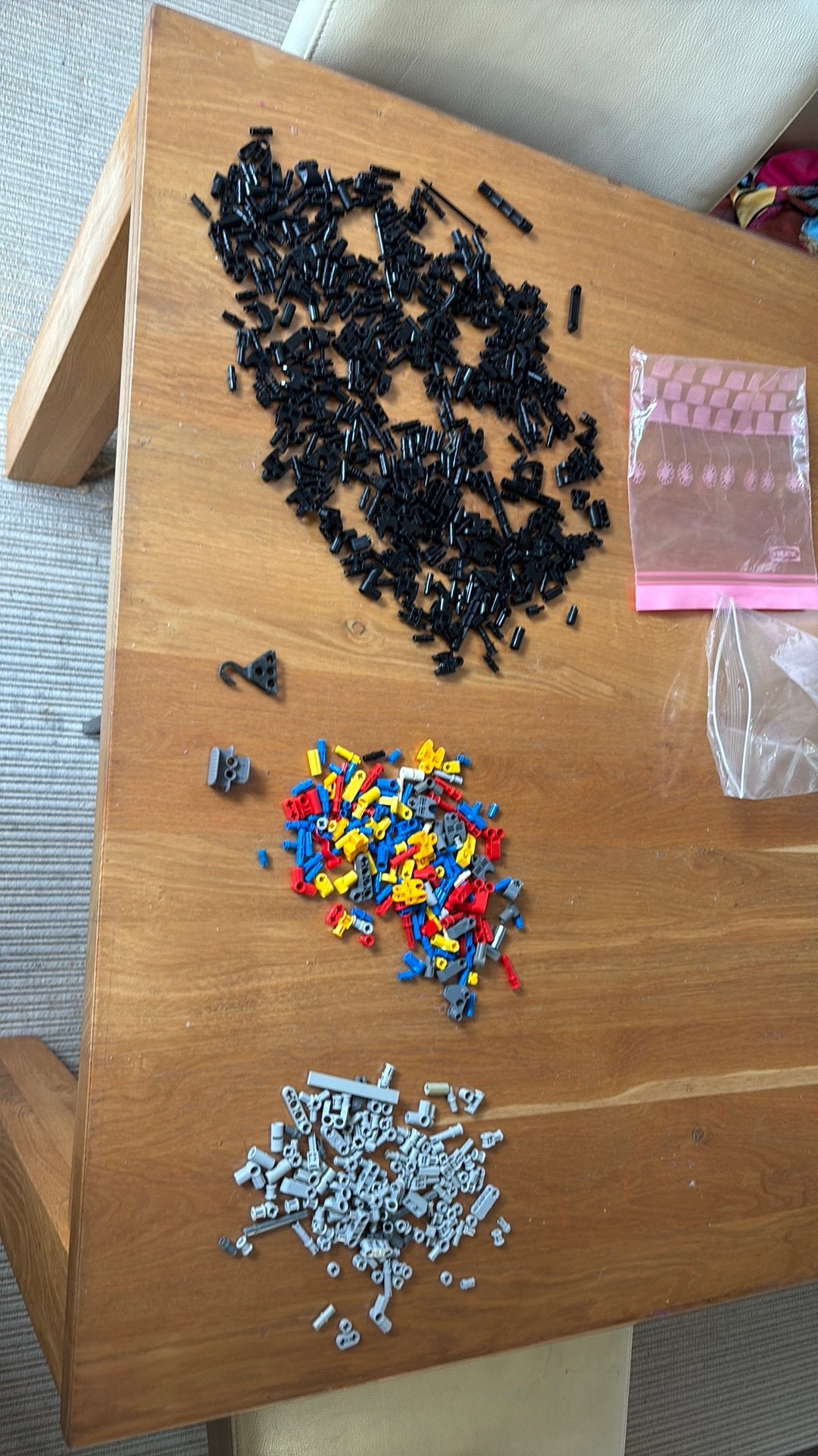 lego Technic partij pinnen en connectors, Ophalen of Verzenden, Gebruikt, Losse stenen, Lego
