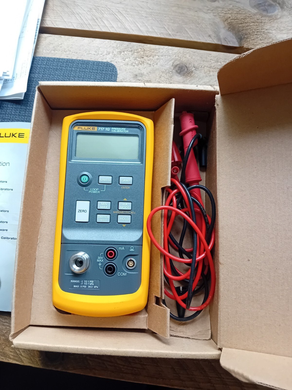 fluke 717 1G pressure calibrator, Ophalen of Verzenden, Zo goed als nieuw, Druk