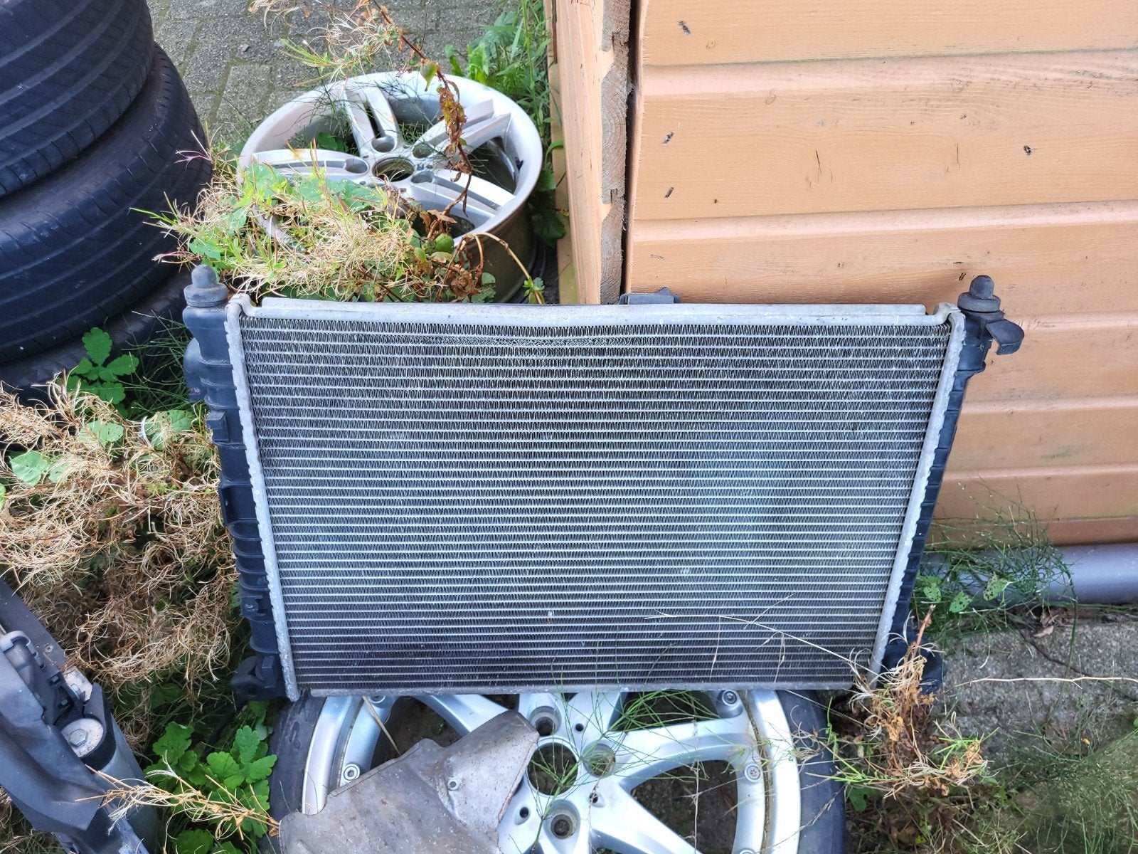 Radiateur met koelvin (stekker defect) mini r53 cooper s, Ophalen, Gebruikt