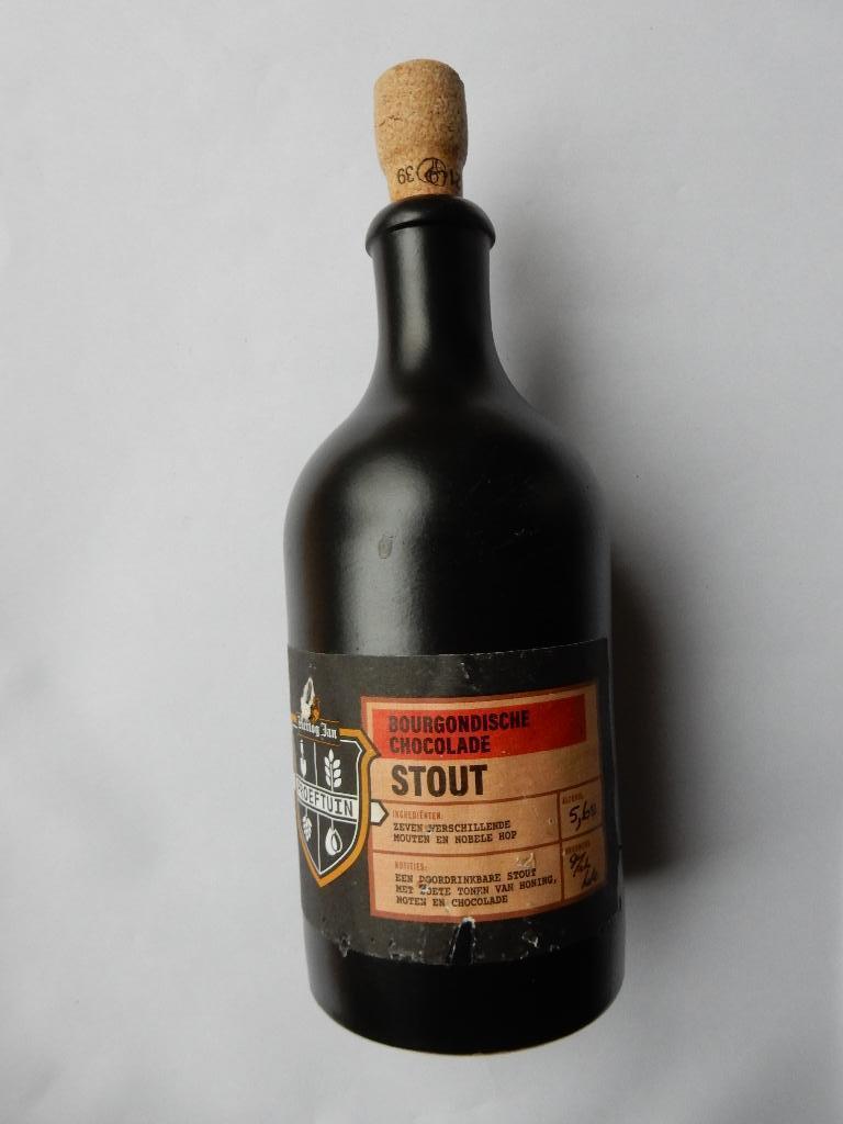Hertog Jan kruik proeftuin stout bourgondische chocolade, Verzamelen, Ophalen of Verzenden, Zo goed als nieuw, Flesje(s), Hertog Jan