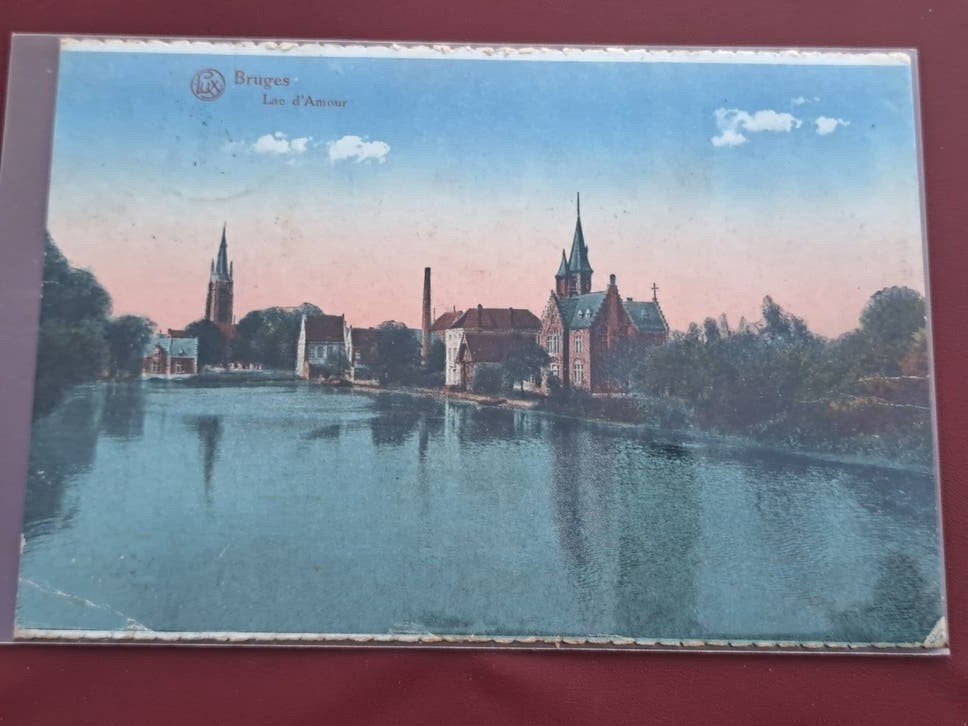 Veldpost ansichtkaart WO1 Brugge naar Duitsland, Verzenden, Voor 1920, Gelopen, België en Luxemburg