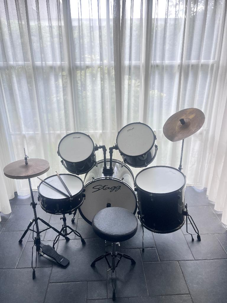 Stagg drumstel, Muziek en Instrumenten, Drumstellen en Slagwerk, Gebruikt, Overige merken, Ophalen