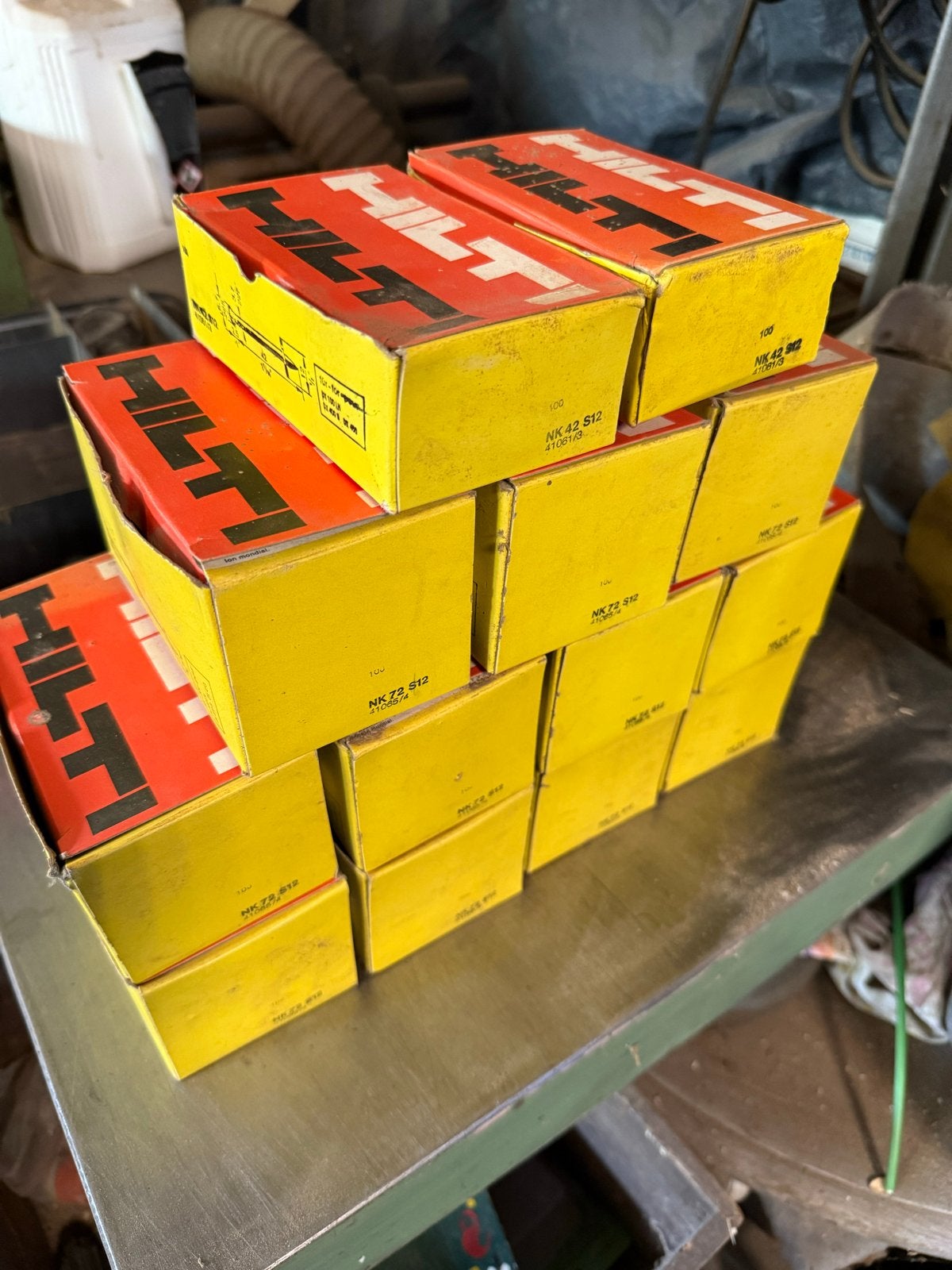 Hilti NK 72 S12 schiethamer Spijkers - 100 stuks per doos, Doe-het-zelf en Verbouw, Ophalen, Nieuw, 50 tot 100 mm, Spijkers