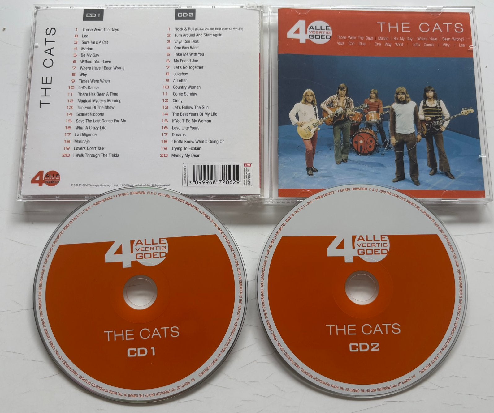 The Cats - Alle 40 goed (2cd), Ophalen of Verzenden, Zo goed als nieuw