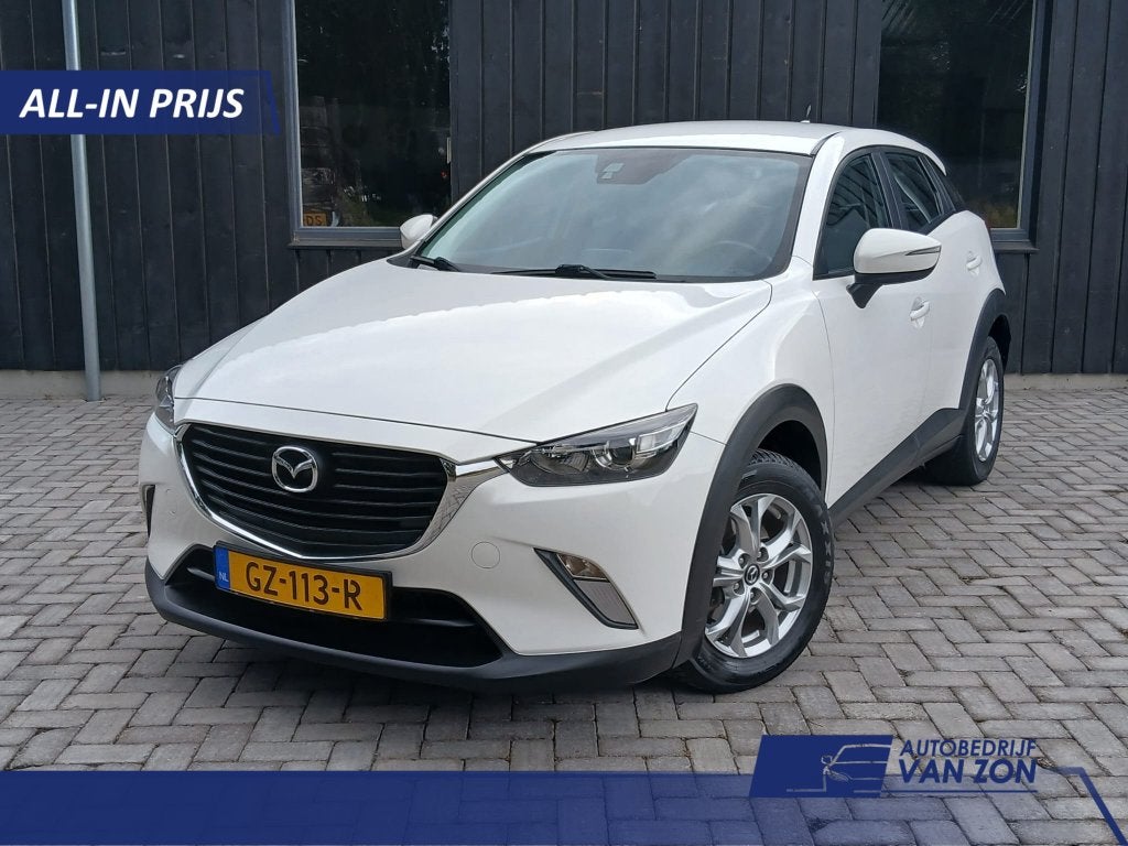 Mazda CX-3 2.0 Skyactiv-G 120 TS Parelmoer lak Navi NL-AUTO, Auto's, 1998 cc, Stof, Euro 6, 4 cilinders