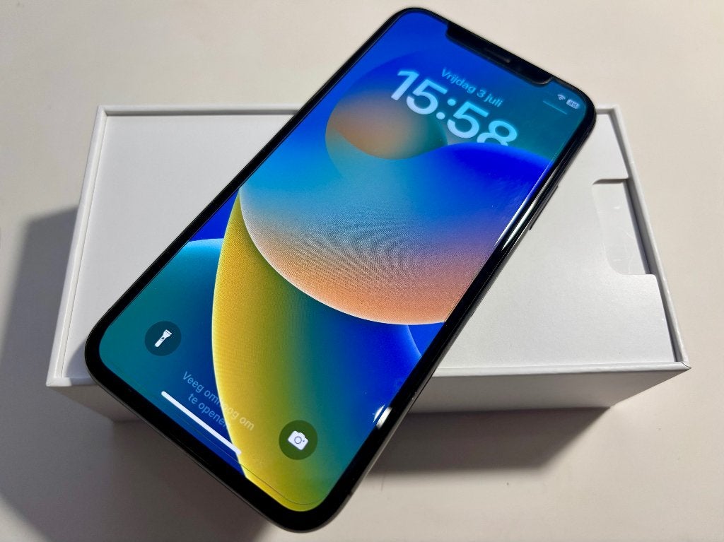 iPhone X 256GB space gray, batterijcapaciteit 93%, Telecommunicatie, Mobiele telefoons | Apple iPhone, 256 GB, Verzenden, Zwart