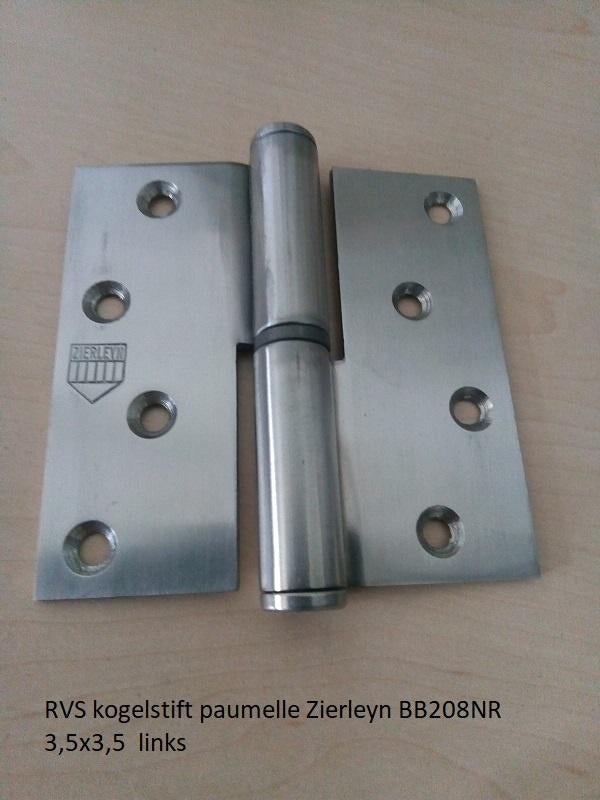 RVS kogelstift paumelle Zierleyn, Scharnier, -, Zierleyn, -