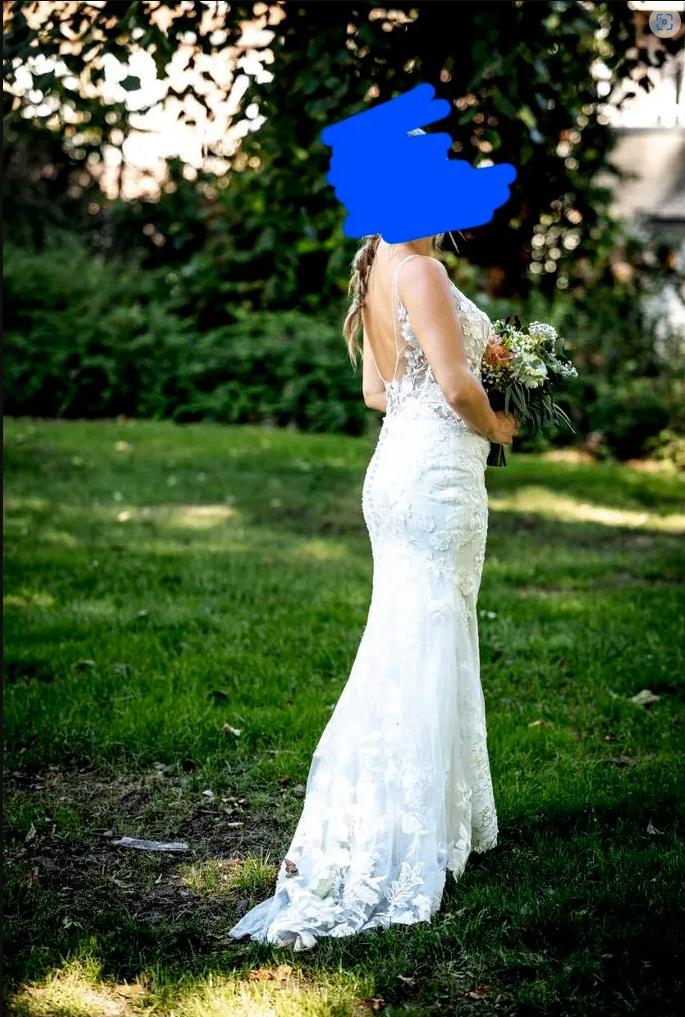 Prachtige trouwjurk – Blue by Enzoani, Ophalen of Verzenden, Zo goed als nieuw, Wit, Trouwjurk