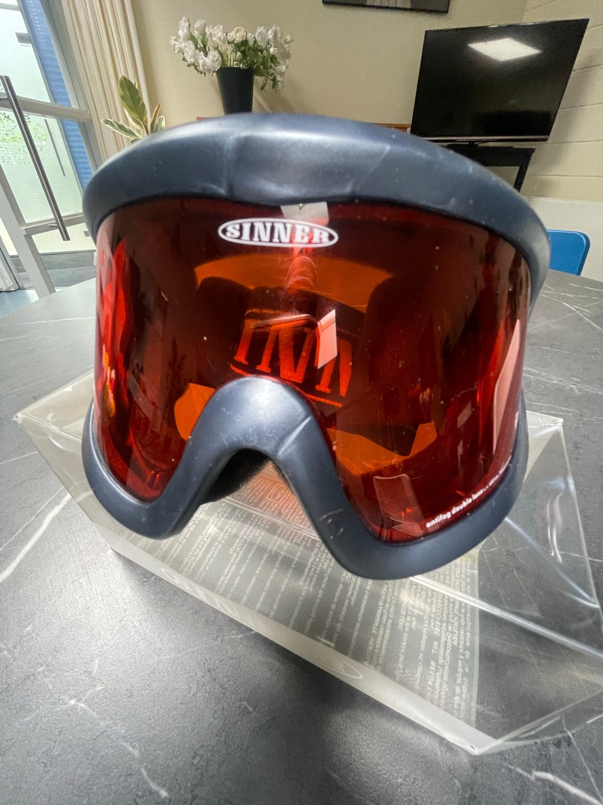 Sinner Speed Skibril - Nieuw in Doos, Ophalen of Verzenden, Nieuw, Maat 42/44 (L), Overige typen
