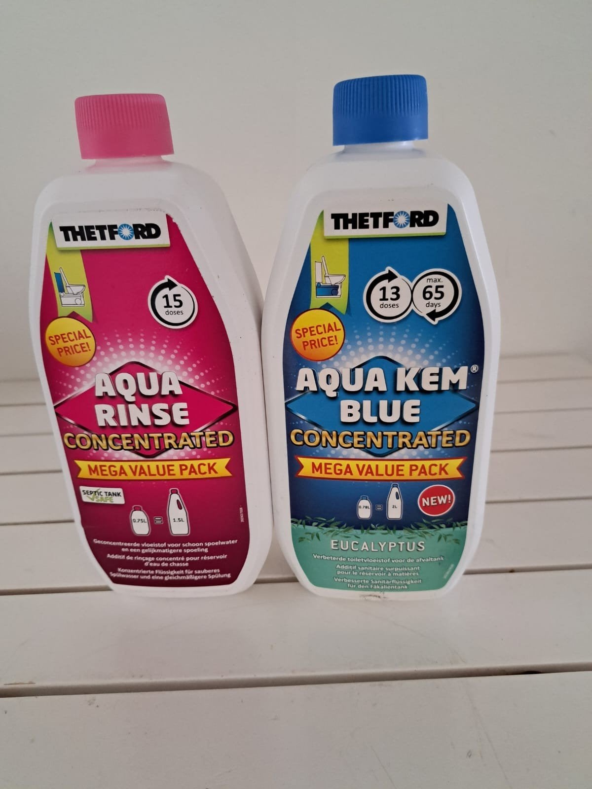 Thetford Aqua Kem Blue & Aqua Rinse Concentrated, Ophalen of Verzenden, Nieuw