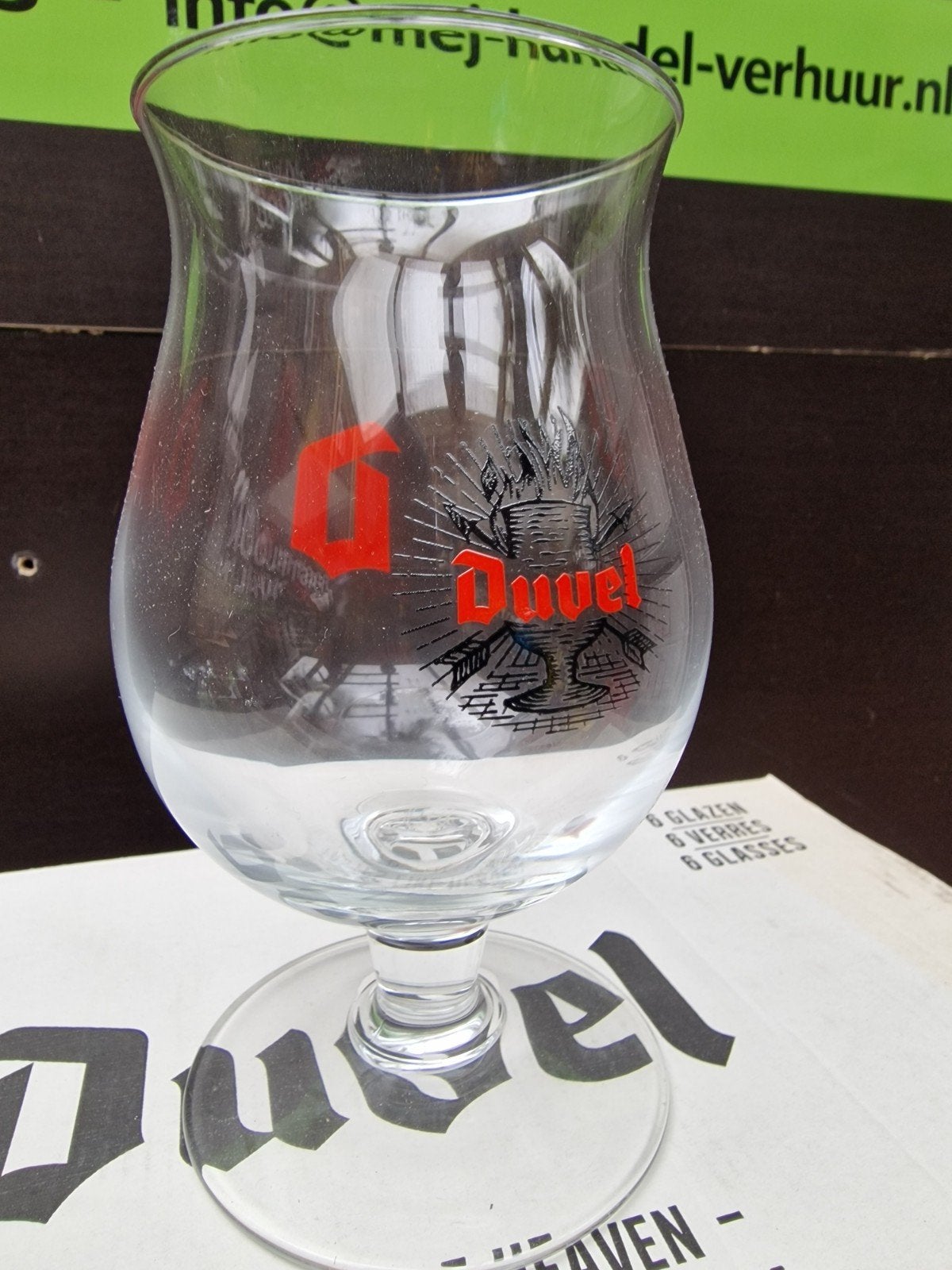 Duvel bierglazen – 33 cl – 6 stuks, Verzamelen, Ophalen, Zo goed als nieuw, Glas of Glazen, Duvel