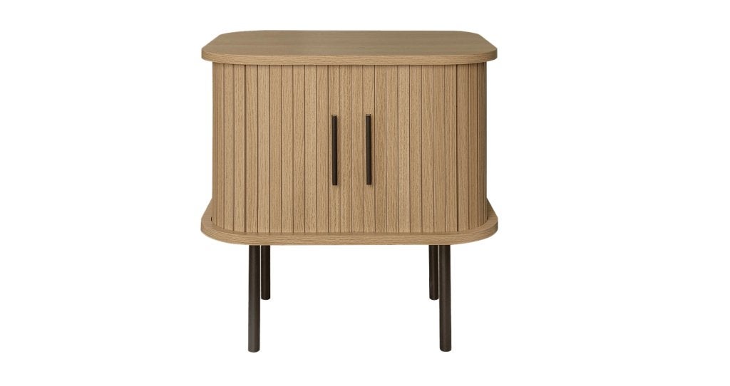 by fonQ basic Panel Nachtkastje H 50 cm Eiken | Van €115, nu, Byfonq, Nieuw, Byfonq, Minder dan 45 cm