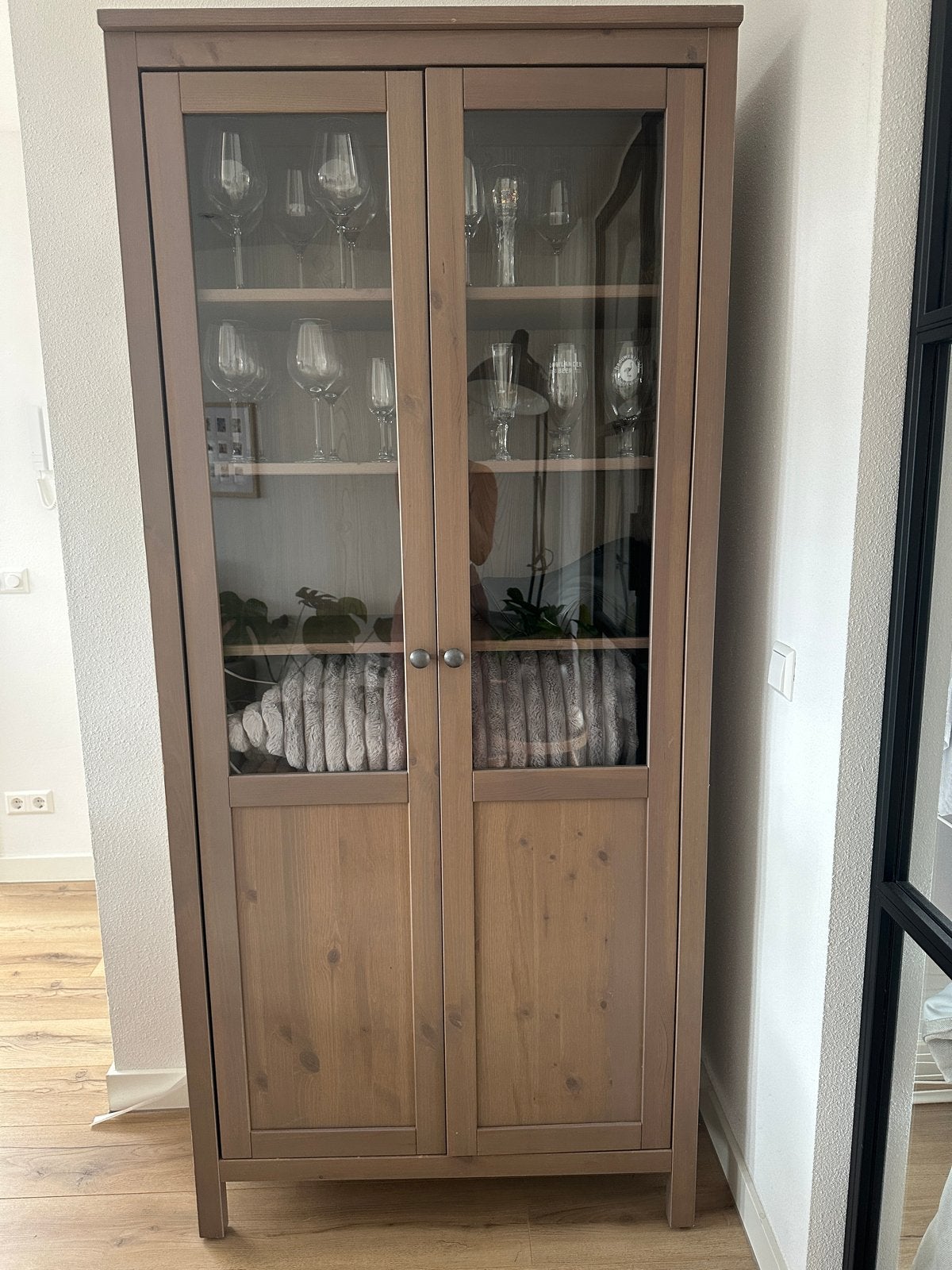 IKEA Hemnes vitrinekast, Ophalen, Gebruikt, 50 tot 100 cm, 25 tot 50 cm