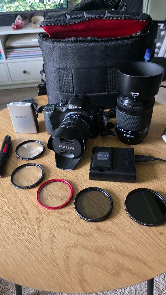 Samsung NX20 foto camera, Audio, Tv en Foto, Fotocamera's Digitaal, 21 megapixels, Ophalen of Verzenden, Zo goed als nieuw, 4 t/m 7 keer