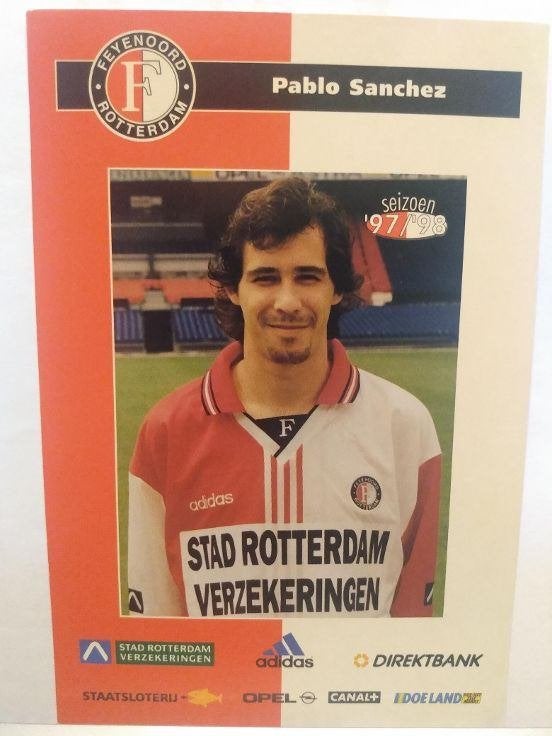 Spelerskaart van Pablo Sanchez (Feyenoord), Ophalen of Verzenden, Zo goed als nieuw, Feyenoord, Spelerskaart