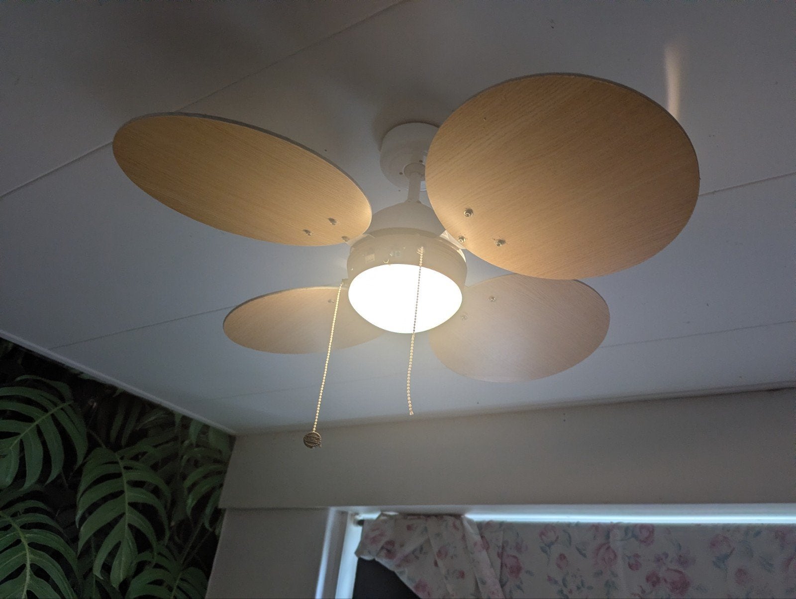 plafond ventilator met lamp, Ophalen, Plafondventilator