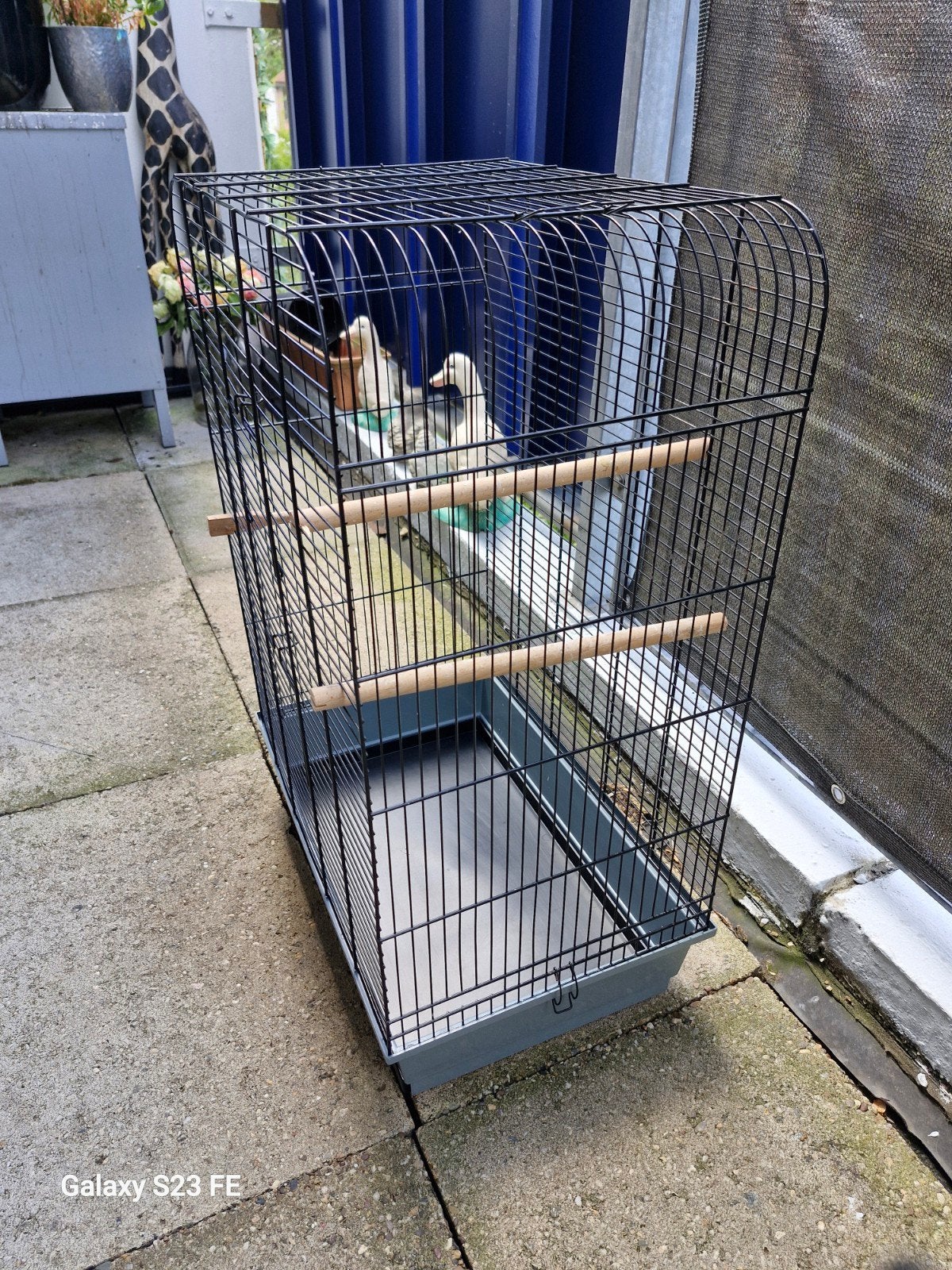 Duvo plus parkieten kooi., Dieren en Toebehoren, Ophalen, Metaal, Vogelkooi