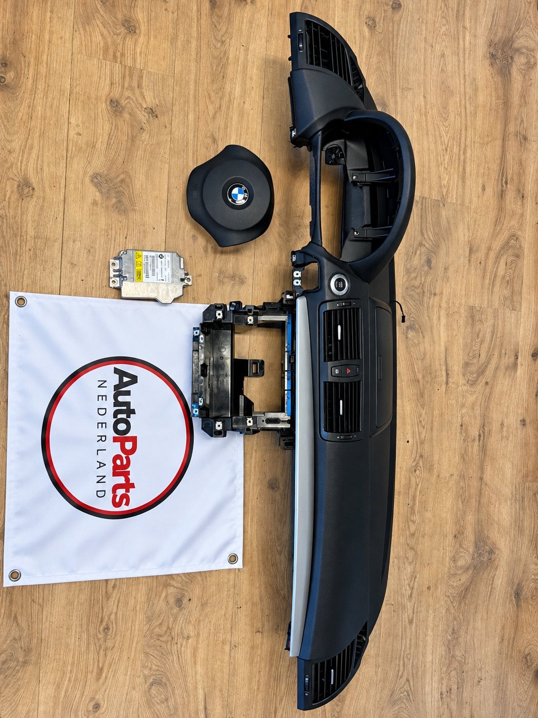 BMW 1 Serie E87 E87N Dashboard Compleet Airbag 2007 Zwart, Ophalen of Verzenden, BMW