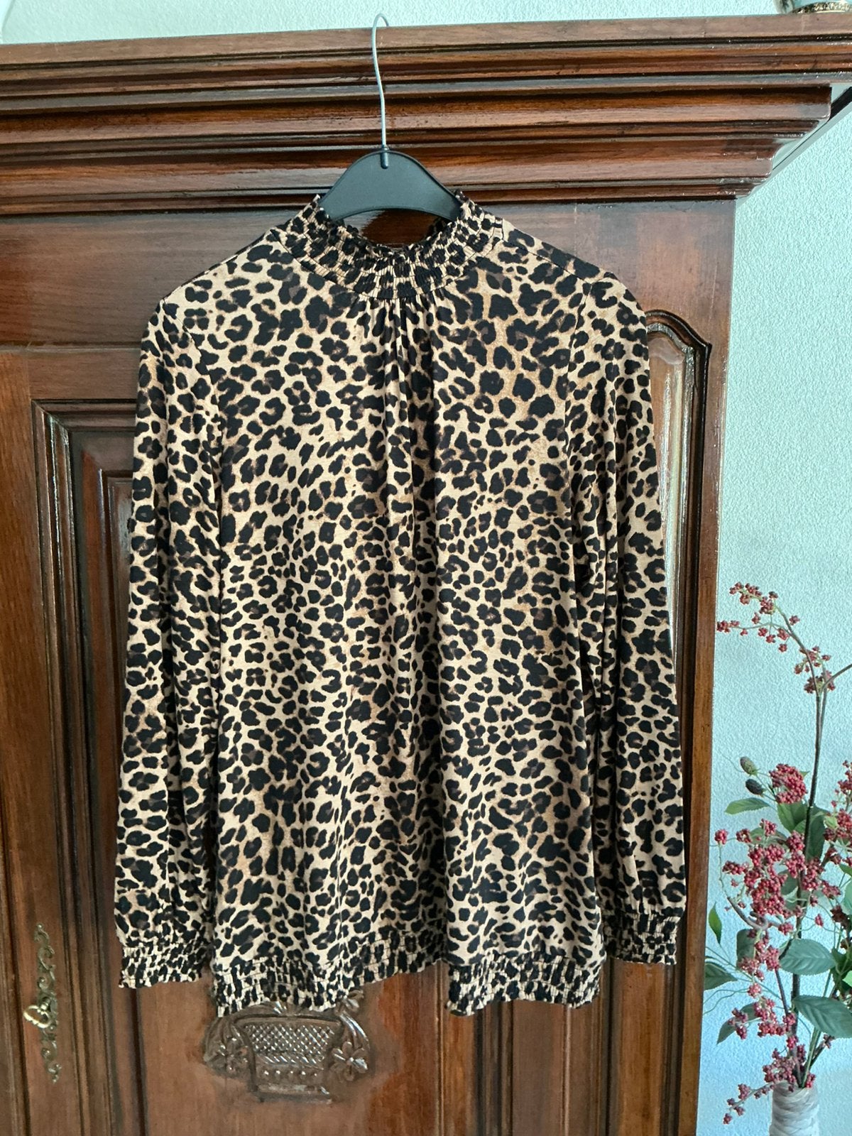 PANTER BLOUSSE, Kleding | Dames, Ophalen of Verzenden, Nieuw, Maat 38/40 (M), Bruin