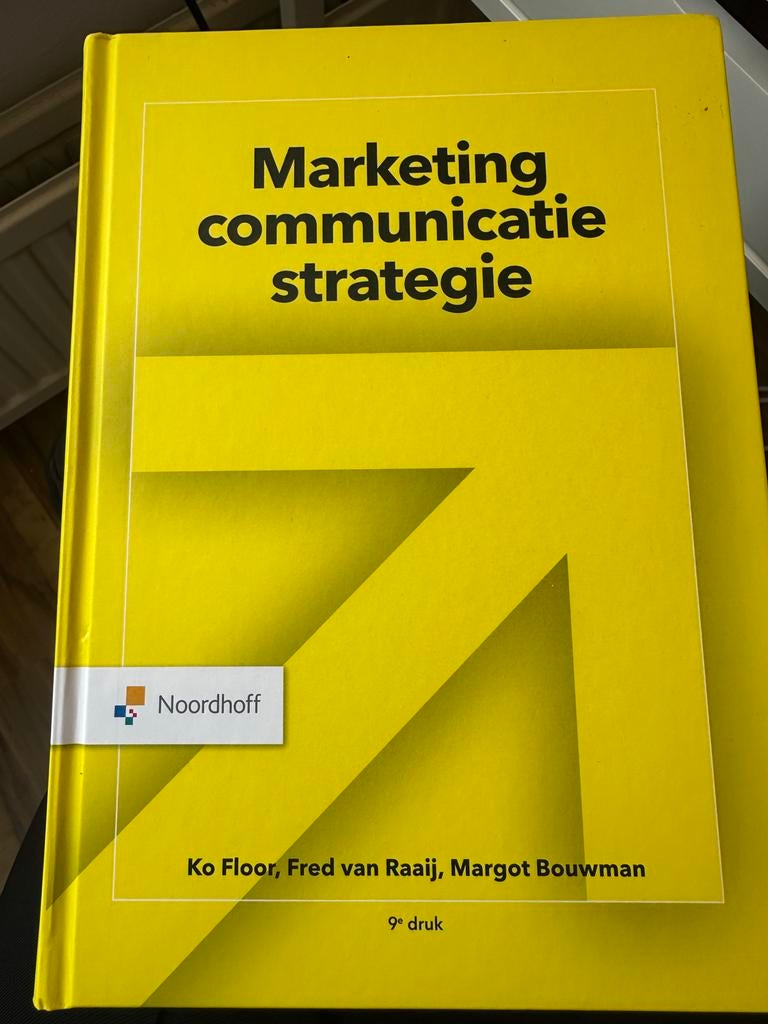Marketing Communicatie Strategie - Studieboek Communicatie, Boeken, Studieboeken en Cursussen, Ophalen of Verzenden, Nieuw