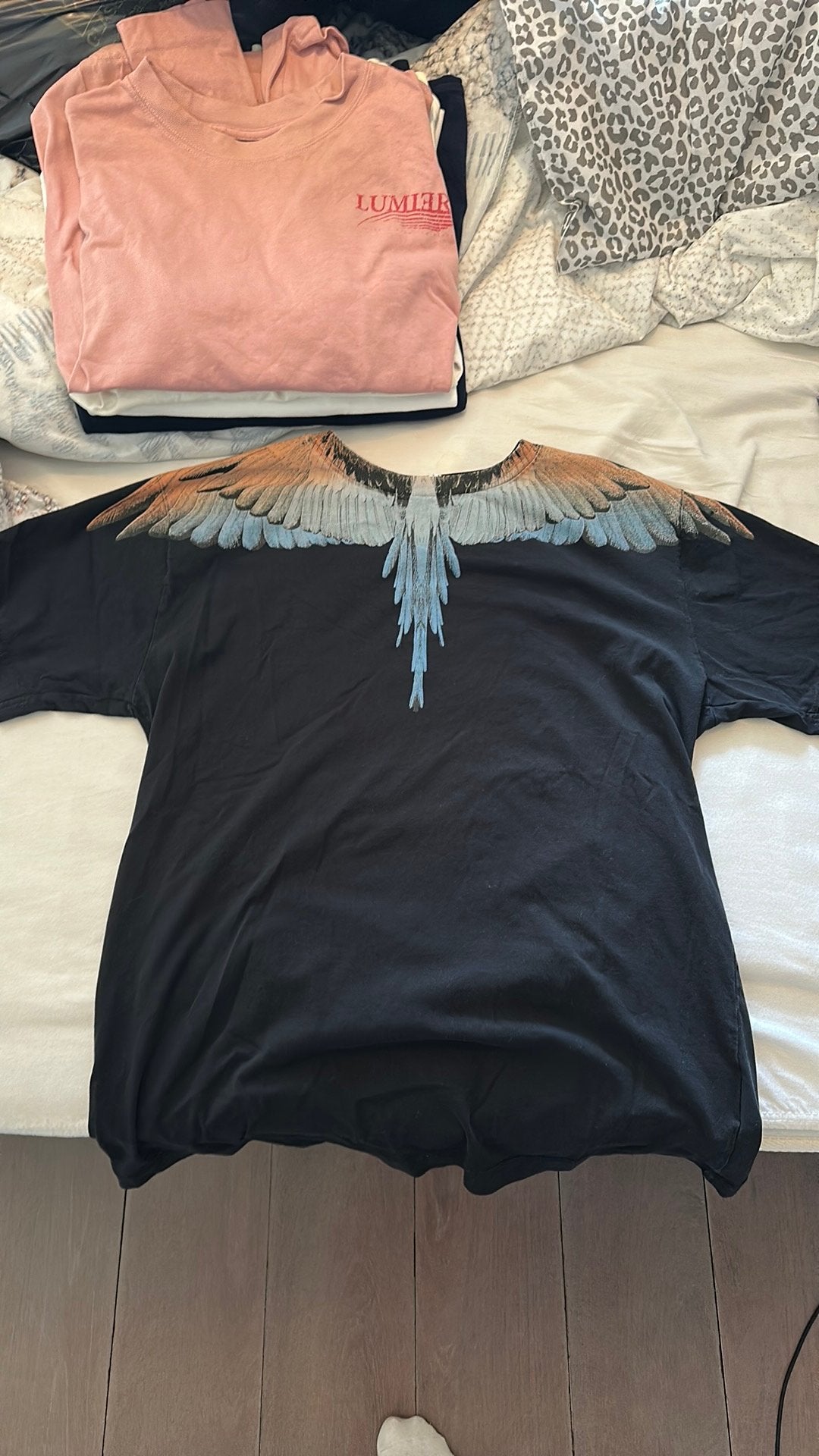 Shirt van Marcelo Burlon maat M, Ophalen, Gedragen, Maat 48/50 (M), Zwart