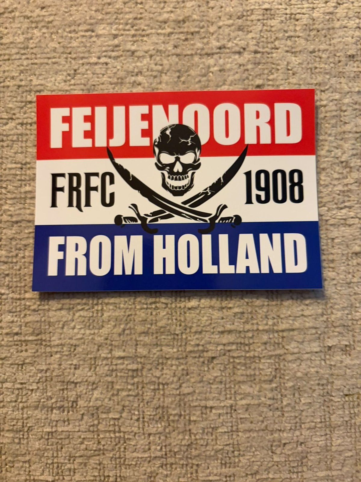 Feyenoord sticker, Verzamelen, Ophalen of Verzenden, Zo goed als nieuw, Sport